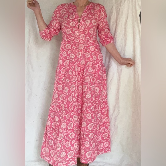 J.McLaughlin Floral Pink Maxi Dress - Picture 6 of 10